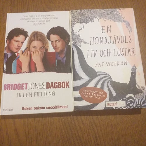 Bridget Jones Dagbok av Helen Fielding & En Hondjävuls Liv och Lustar av Fay
