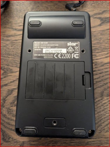 Star Micronics SM-S220 Bluetooth kvittoskrivare