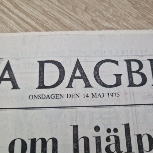 Svenska Dagbladet från 1975