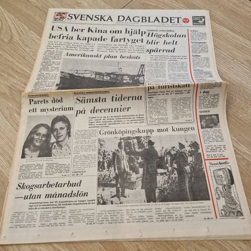 Svenska Dagbladet från 1975