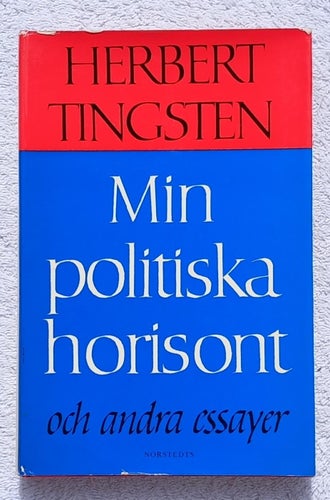 Herbert Tingsten: Min politiska horisont och andra essayer