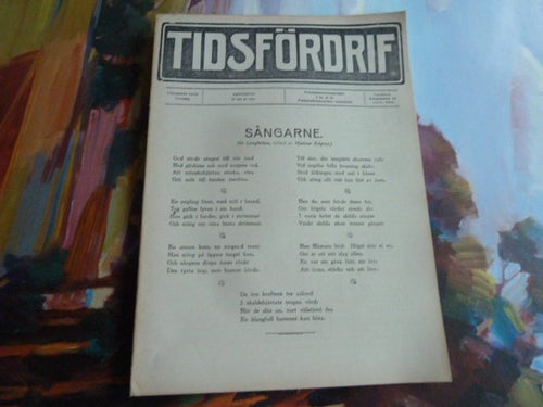 TIDSFÖRDRIF, 1914, SÅNGARNE, TIDNING