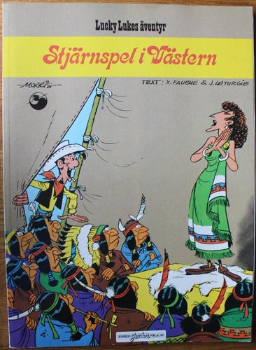 LUCKY LUKE NR 46 STJÄRNSPEL I VÄSTERN 1982 1:a uppl