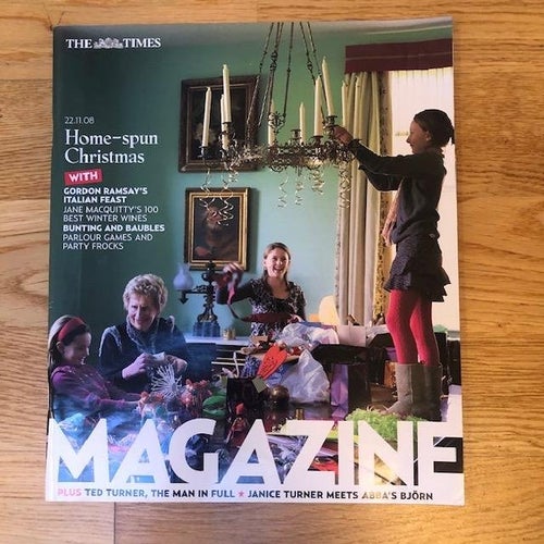 The Times Magazine November 2008 - Abba's Björn, Gordon Ramsay's Italian Feast