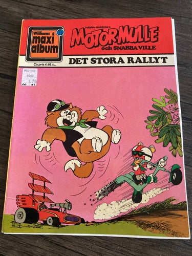 Hanna barbera`s MotorMulle och snabba Ville Det Stora Rallyt
