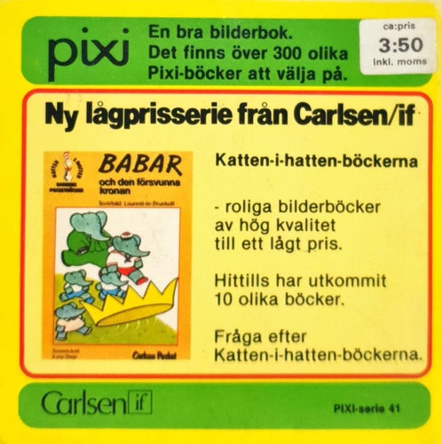 Mjölnaren och hans nya åsna nr 310 pixi - Fri Frakt Nr 5