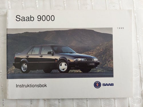 Saab 9000 1995 Instruktionsbok