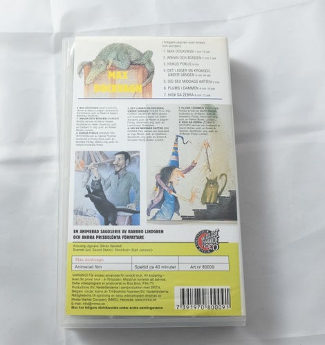 Max Dockvagn - Kalle Kamel - VHS Barnfilm - 90tal