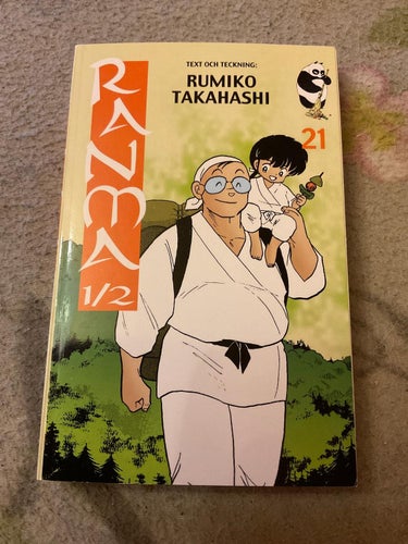 Ranma vol 21 - svenska manga anime fantasy rumiko takahashi inu yasha inuyasha