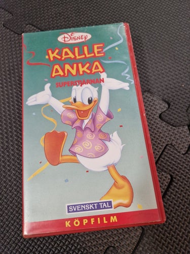 Kalle Anka superstjärnan - VHS raritet