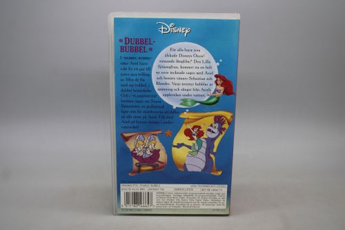 Disney - Den lilla sjöjungfrun , Dubbel Bubbel , Svenskt tal , VHS