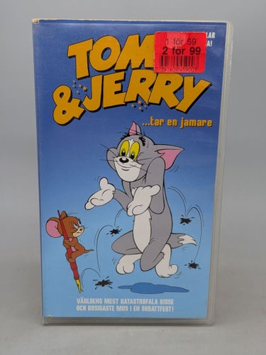 Tom & Jerry tar en jamare - Svenskt tal - VHS