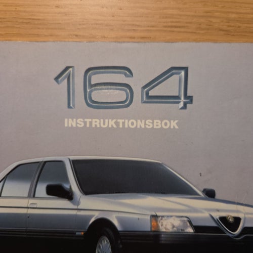 Alfa Romeo 164 Instruktionsbok