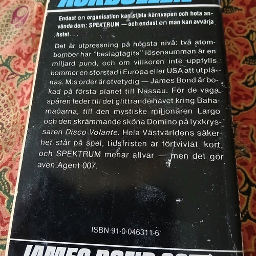 Åskbollen av Ian Fleming, 1965