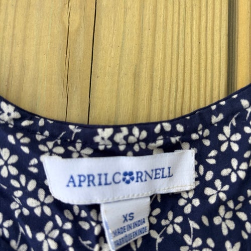 April CORNELL blå klänning, storlek XS