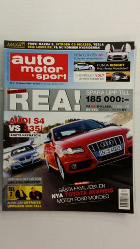 Auto motor & sport 4 2009: Toyota Avensis D-4D, Ford Mondeo 2,0 TDCi, BMW 335i