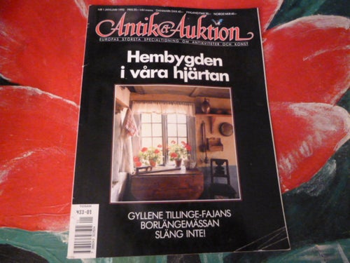 ANTIK & AUKTION, 1993 NR 1, TIDNING