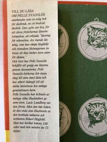 VILL DU LÄSA OM PELLE SVANSLÖS Gösta Knutsson 1980