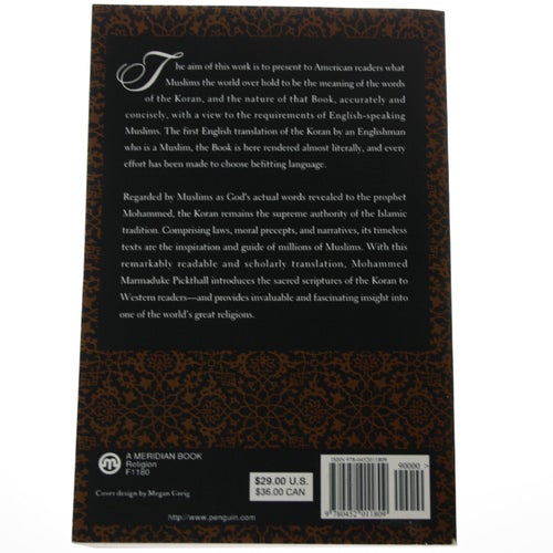 M. M. Pickthall - The Meaning of the Glorious Koran : Explanatory Translation