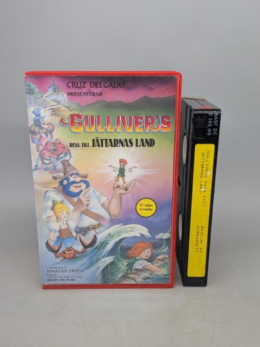 Gullivers Resa Till Jättarnas Land - Ex Rental - Fd Hyrfilm - Svenskt tal - VHS