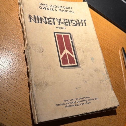 Oldsmobile Ninety-Eight 1985 Owner's Manual