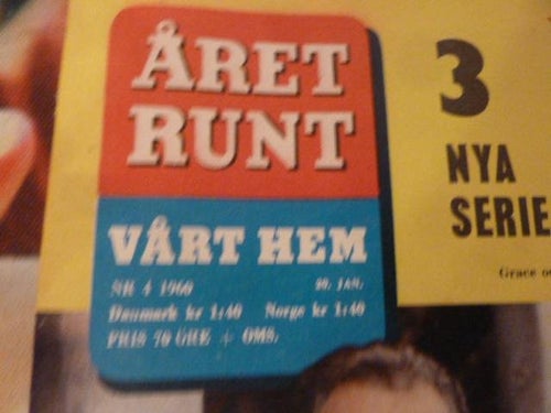 ÅRET RUNT, NR 4 - 1960, TIDNING