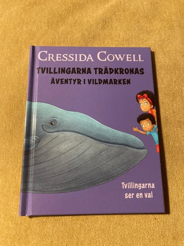 Tvillingarna Trädkronas, äventyr i vildmarken, tvillingarna ser en val