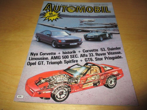 AUTOMOBIL NR 7 1983 OPEL GT, ALFA ROMEO ALFA 33 ,M.M