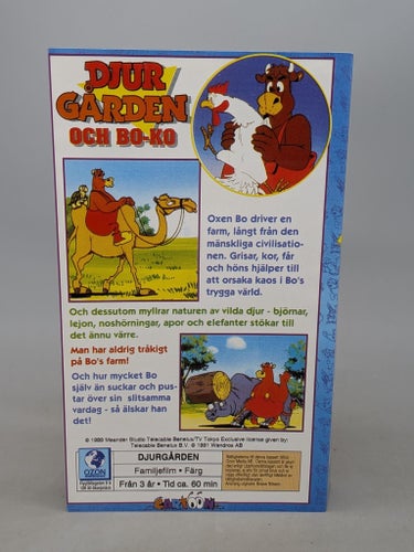 Djurgården - Svenskt tal - Ny Inplastad VHS (Endast omslag + kassett)