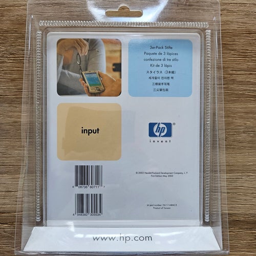 HP IPAQ - POCKET PC H2200 SERIES - STYLUS TREPACK - FÖRLSEGLAD - NOS