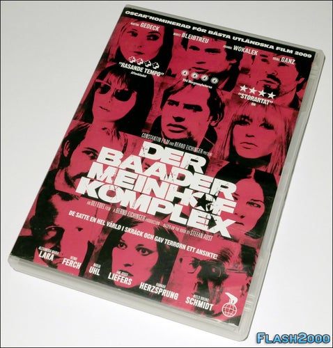 Der Baader Meinhof Komplex - DVD Svensk text