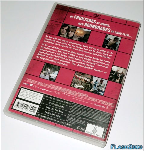 Der Baader Meinhof Komplex - DVD Svensk text