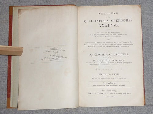 Remigius Fresenius - Qualitativen chemischen analyse. Illustrerad