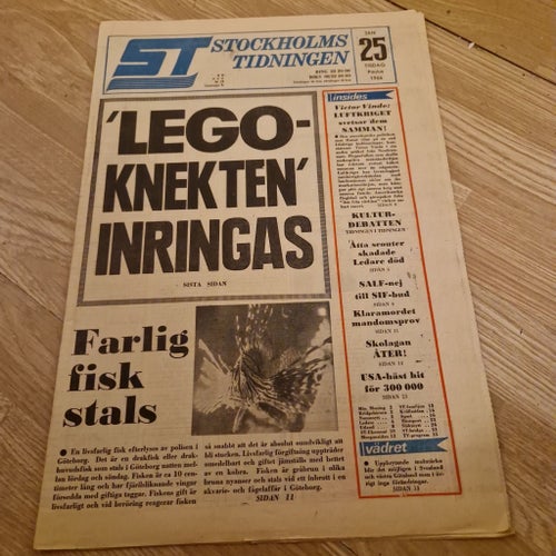 Stockholms-Tidningen från 25 januari 1966