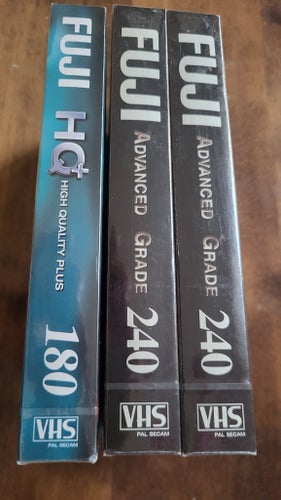 Fuji VHS-kassetter, 3-pack