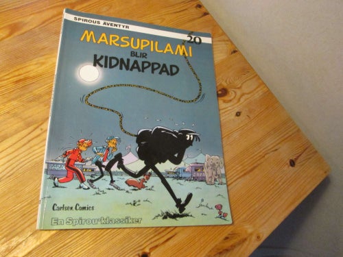 SPIROUS ÄVENTYR 20 MARSUPILAMI BLIR KIDNAPPAD 1:A UPPLAGA BELGIEN 1981