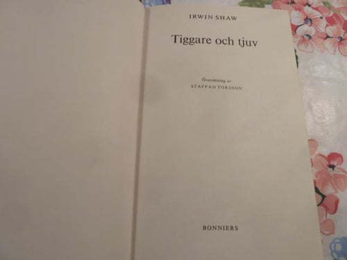 TIGGARE OCH TJUV, I. SHAW, 1978,  BÖCKER