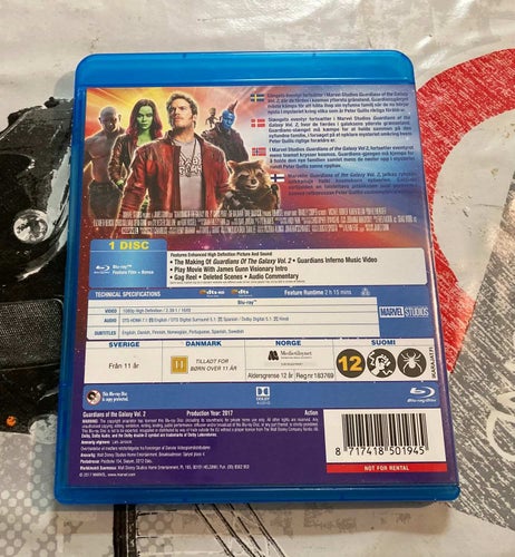 GUARDIANS OF THE GALAXY 2 (2017) SVENSK UTGÅVA I KALASSKICK!