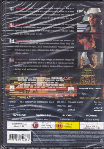 DVD / Strange Hearts / Rose McGowan, Kip Pardue / Ny & Inplastad