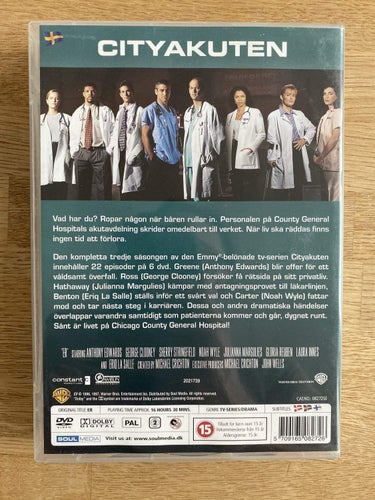 Cityakuten ER - Säsong 3 - DVD