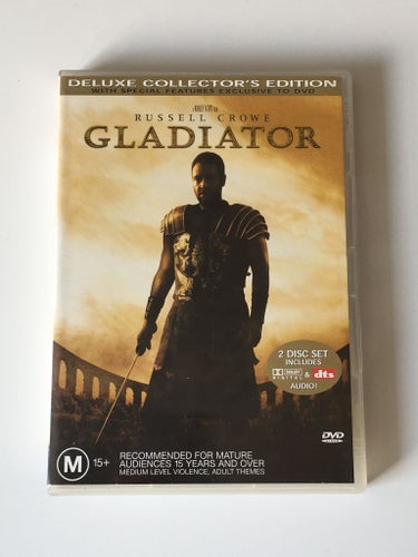 Gladiator (2000 av Ridley Scott) OBS: Pal.4. 2-disc beg. DVD