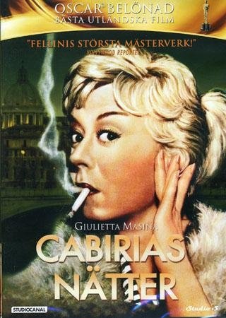 Cabirias Nätter (1957) Federico Fellini med Giulietta Masina, François Périer.