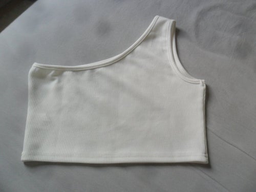 SHEIN vit topp, storlek XS