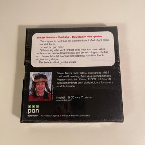 Inplastad Ljudbok på CD - Mikael Niemi - Svålhålet, berättelser från rymden.