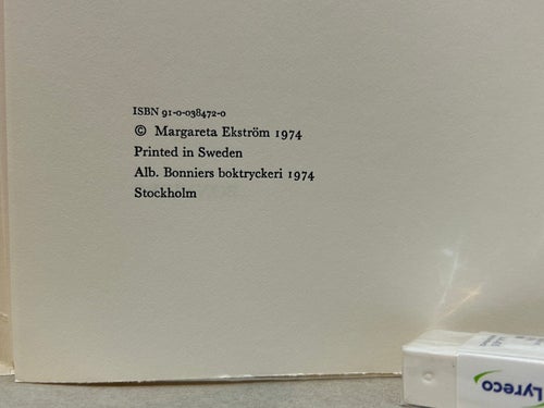 Människodjuren av Margareta Ekström. Bok. Very good plus