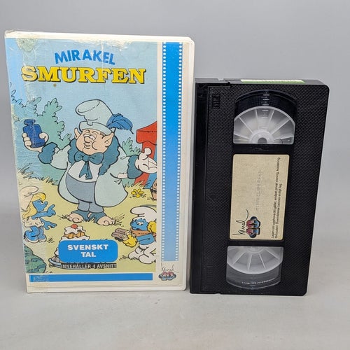 Mirakel Smurfen - Innehåller 4 filmer - Svenskt tal - Kanal 10 - Ex Hyrfilm