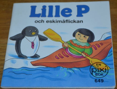 Äldre Pixibok Lille P och eskimåflickan