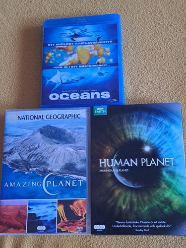 Oceans, Human Planet och Amazing Planet (3 filmer)