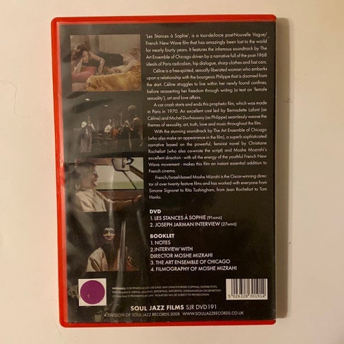 Les Stances À Sophie DVD