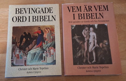 Bokpaket C & M Topelius/Vem är vem i Bibeln 1989/Bevingade ord i Bibeln 1991